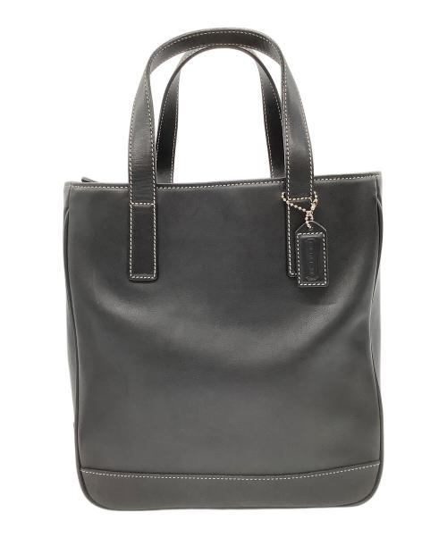 COACH（コーチ）COACH (コーチ) レザーハンドバッグ ブラックの古着・服飾アイテム