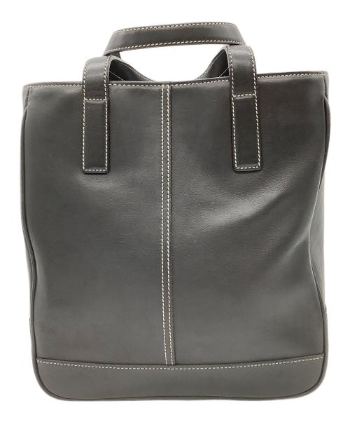 COACH（コーチ）COACH (コーチ) レザーハンドバッグ ブラックの古着・服飾アイテム