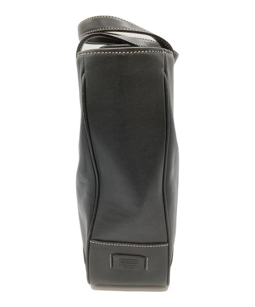 COACH（コーチ）COACH (コーチ) レザーハンドバッグ ブラックの古着・服飾アイテム