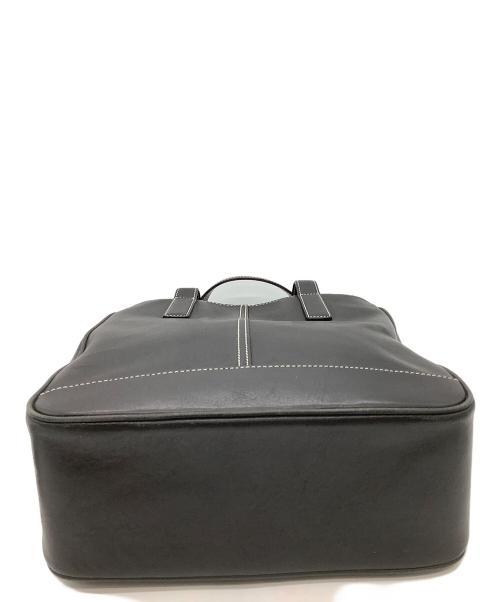 COACH（コーチ）COACH (コーチ) レザーハンドバッグ ブラックの古着・服飾アイテム
