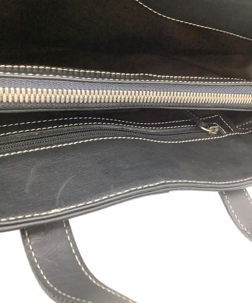 COACH（コーチ）COACH (コーチ) レザーハンドバッグ ブラックの古着・服飾アイテム