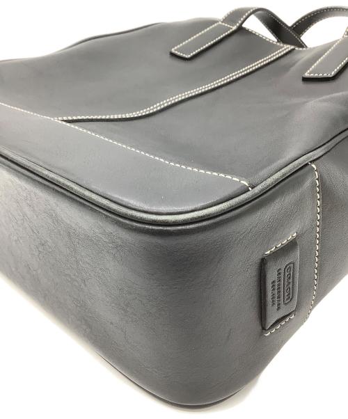 COACH（コーチ）COACH (コーチ) レザーハンドバッグ ブラックの古着・服飾アイテム