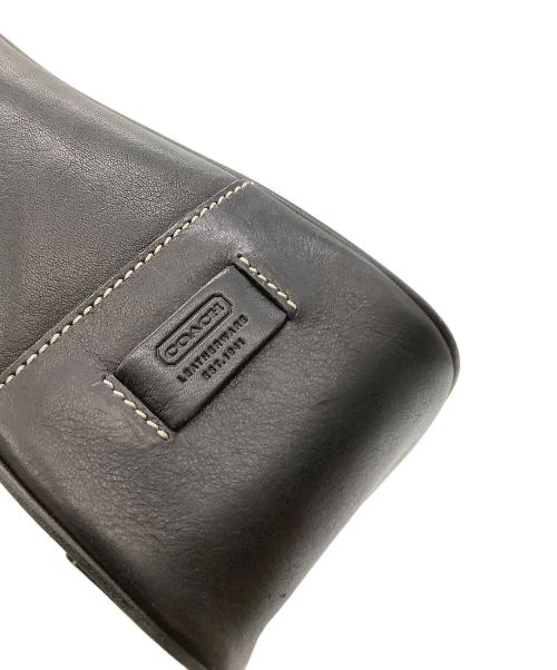 COACH（コーチ）COACH (コーチ) レザーハンドバッグ ブラックの古着・服飾アイテム