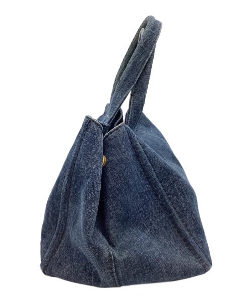 PRADA（プラダ）PRADA (プラダ) PRADA　カナパ　トートバッグ インディゴの古着・服飾アイテム