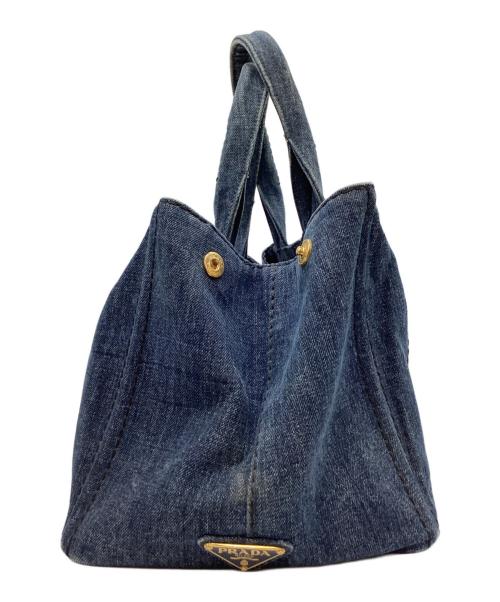 PRADA（プラダ）PRADA (プラダ) PRADA　カナパ　トートバッグ インディゴの古着・服飾アイテム