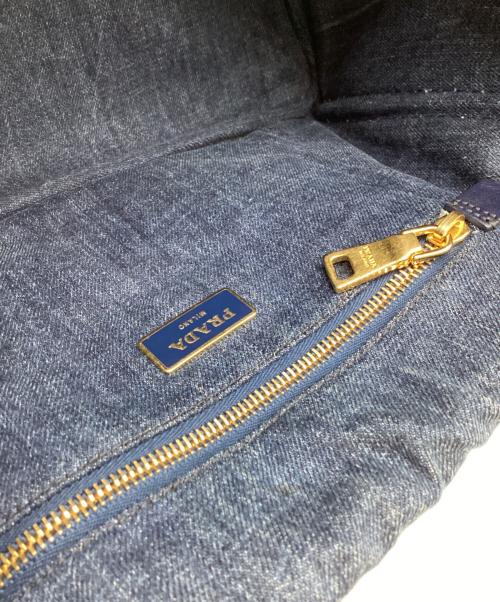 PRADA（プラダ）PRADA (プラダ) PRADA　カナパ　トートバッグ インディゴの古着・服飾アイテム