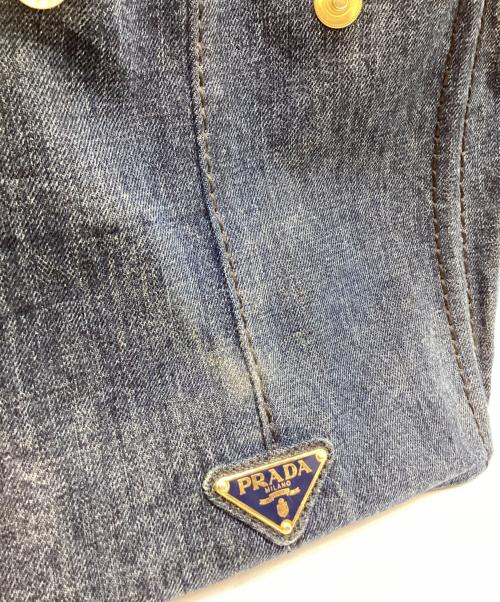 PRADA（プラダ）PRADA (プラダ) PRADA　カナパ　トートバッグ インディゴの古着・服飾アイテム