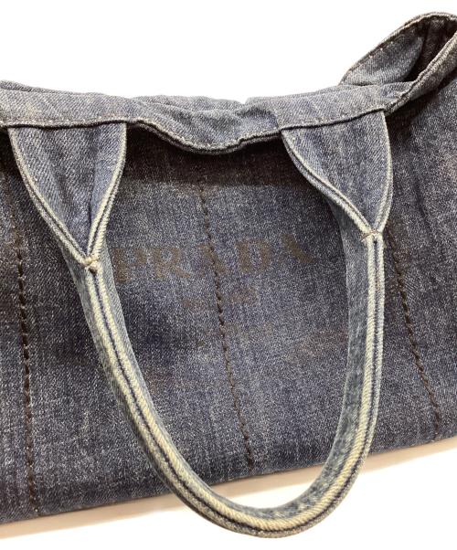 PRADA（プラダ）PRADA (プラダ) PRADA　カナパ　トートバッグ インディゴの古着・服飾アイテム
