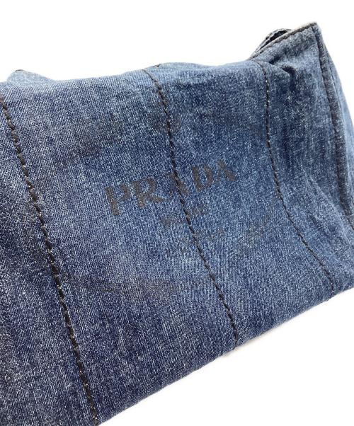 PRADA（プラダ）PRADA (プラダ) PRADA　カナパ　トートバッグ インディゴの古着・服飾アイテム