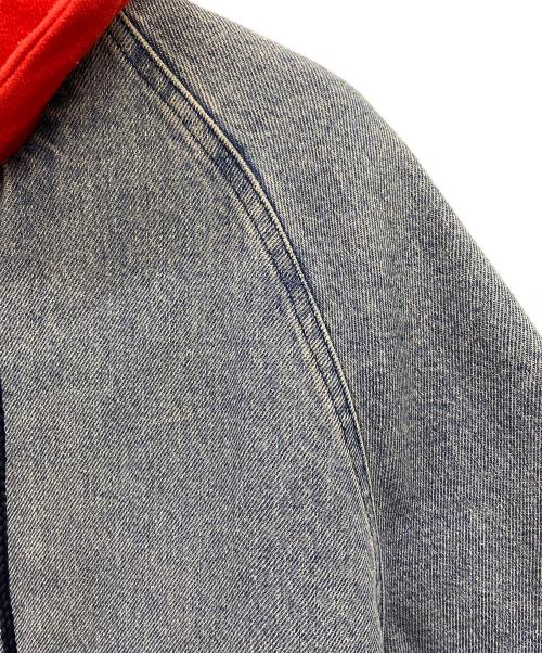 OZARK MOUNTAIN APPAREL（オザークマウンテンアパレル）OZARK MOUNTAIN APPAREL (オザークマウンテンアパレル) ジップアップジャケット ネイビー×レッド サイズ:Sの古着・服飾アイテム