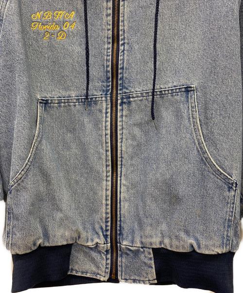 OZARK MOUNTAIN APPAREL（オザークマウンテンアパレル）OZARK MOUNTAIN APPAREL (オザークマウンテンアパレル) ジップアップジャケット ネイビー×レッド サイズ:Sの古着・服飾アイテム
