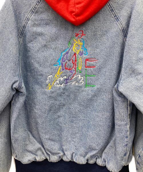 OZARK MOUNTAIN APPAREL（オザークマウンテンアパレル）OZARK MOUNTAIN APPAREL (オザークマウンテンアパレル) ジップアップジャケット ネイビー×レッド サイズ:Sの古着・服飾アイテム