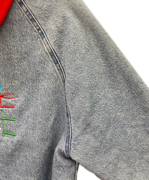 OZARK MOUNTAIN APPAREL（オザークマウンテンアパレル）OZARK MOUNTAIN APPAREL (オザークマウンテンアパレル) ジップアップジャケット ネイビー×レッド サイズ:Sの古着・服飾アイテム