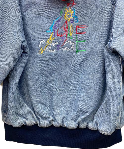OZARK MOUNTAIN APPAREL（オザークマウンテンアパレル）OZARK MOUNTAIN APPAREL (オザークマウンテンアパレル) ジップアップジャケット ネイビー×レッド サイズ:Sの古着・服飾アイテム