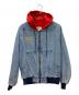 OZARK MOUNTAIN APPAREL（オザークマウンテンアパレル）の古着「ジップアップジャケット」｜ネイビー×レッド