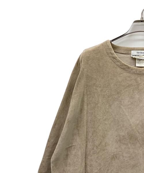 Veritecoeur（ヴェリテクール）Veritecoeur (ヴェリテクール) 長袖ワンピース ベージュ サイズ:FREEの古着・服飾アイテム