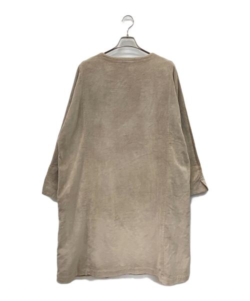 Veritecoeur（ヴェリテクール）Veritecoeur (ヴェリテクール) 長袖ワンピース ベージュ サイズ:FREEの古着・服飾アイテム