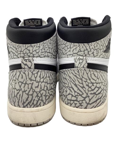 NIKE（ナイキ）NIKE (ナイキ) AIR JORDAN 1 RETRO HIGH OG ホワイト×グレー サイズ:28.5の古着・服飾アイテム