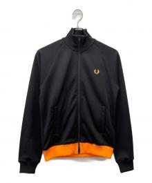 FRED PERRY（フレッドペリー）の古着「トラックジャケット」｜ブラック×オレンジ