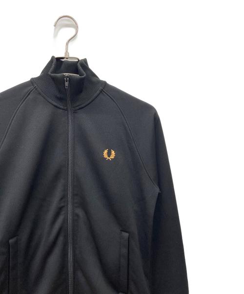 FRED PERRY（フレッドペリー）FRED PERRY (フレッドペリー) トラックジャケット ブラック×オレンジ サイズ:XSの古着・服飾アイテム