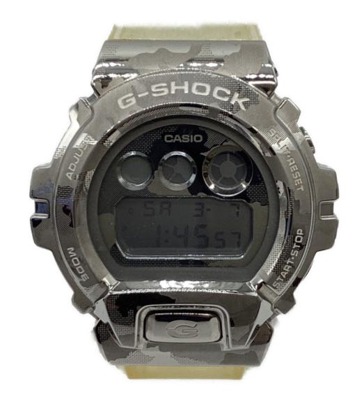 CASIO（カシオ）CASIO (カシオ) ジーショック　カモフラージュ　腕時計 シルバーの古着・服飾アイテム