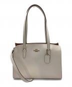 COACHコーチ）の古着「テイタム キャリーオール 2WAYショルダーバッグ」｜ベージュ