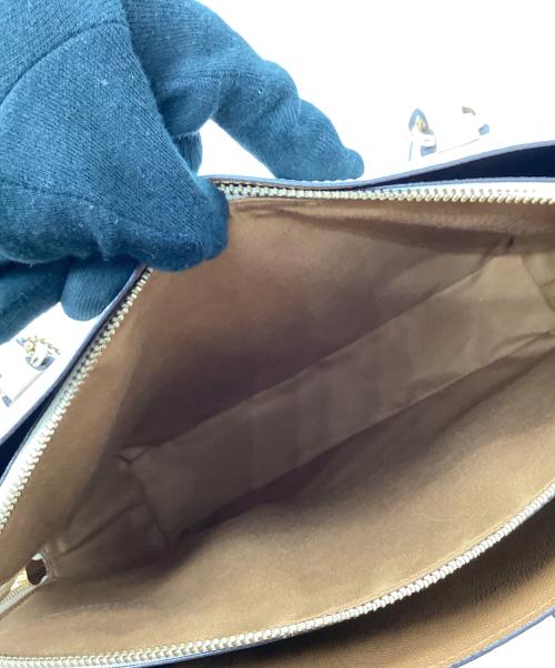 COACH（コーチ）COACH (コーチ) テイタム キャリーオール 2WAYショルダーバッグ ベージュの古着・服飾アイテム