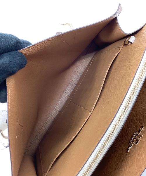 COACH（コーチ）COACH (コーチ) テイタム キャリーオール 2WAYショルダーバッグ ベージュの古着・服飾アイテム