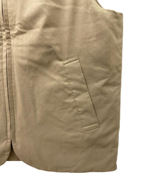 KNOTT（ノット）KNOTT (ノット) KNOTT　中綿ベスト ベージュ×ブラック サイズ:1の古着・服飾アイテム