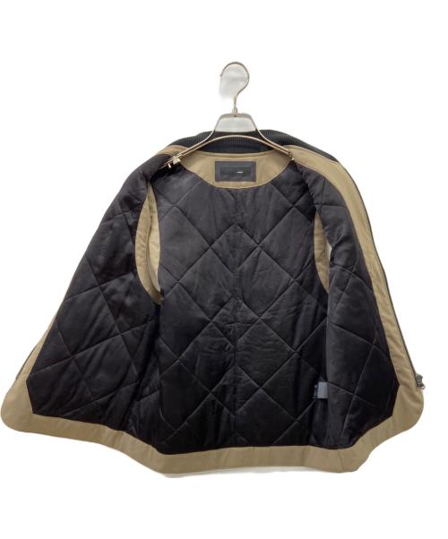 KNOTT（ノット）KNOTT (ノット) KNOTT　中綿ベスト ベージュ×ブラック サイズ:1の古着・服飾アイテム