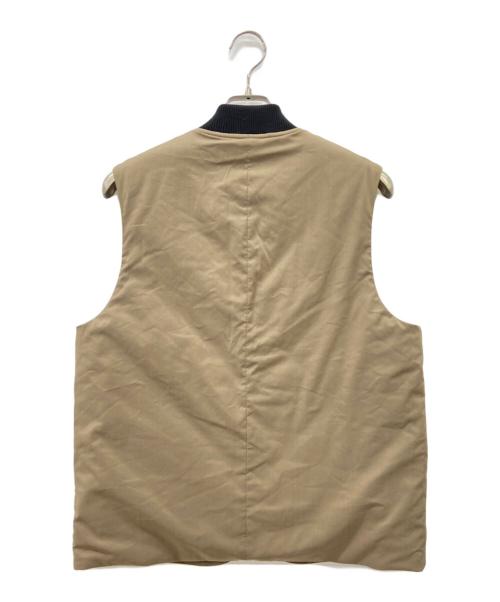 KNOTT（ノット）KNOTT (ノット) KNOTT　中綿ベスト ベージュ×ブラック サイズ:1の古着・服飾アイテム