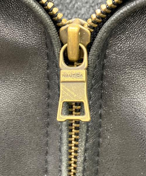 NAUTICA（ノーティカ）NAUTICA (ノーティカ) レザースイングトップ ブラック サイズ:Lの古着・服飾アイテム