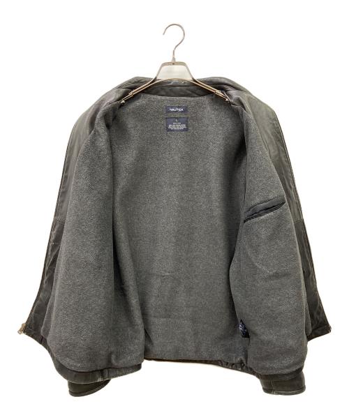 NAUTICA（ノーティカ）NAUTICA (ノーティカ) レザースイングトップ ブラック サイズ:Lの古着・服飾アイテム