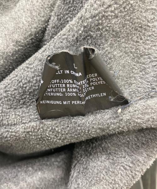 NAUTICA（ノーティカ）NAUTICA (ノーティカ) レザースイングトップ ブラック サイズ:Lの古着・服飾アイテム