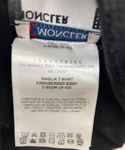 MONCLER（モンクレール）MONCLER (モンクレール) 半袖カットソー ブラック サイズ:2の古着・服飾アイテム