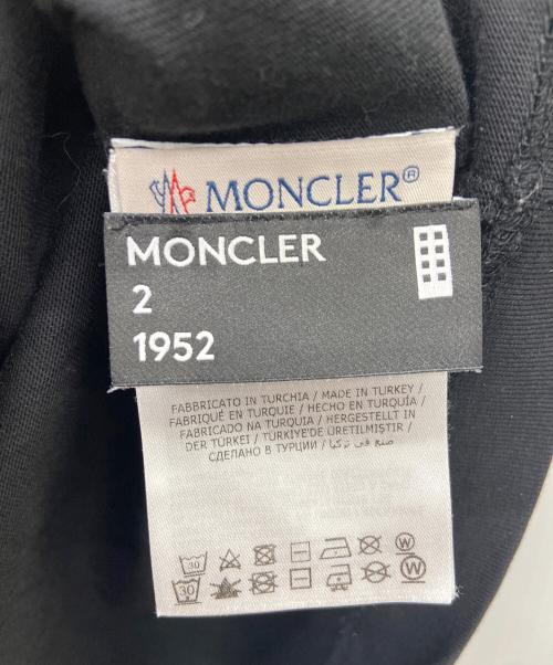 MONCLER（モンクレール）MONCLER (モンクレール) 半袖カットソー ブラック サイズ:2の古着・服飾アイテム