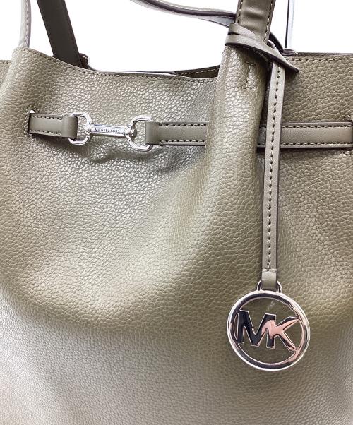 MICHAEL KORS（マイケル・コース）MICHAEL KORS (マイケル・コース) トートバッグ グリーンの古着・服飾アイテム