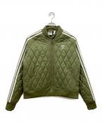 adidasアディダス）の古着「adidas　キルティングジャケット」｜グリーン