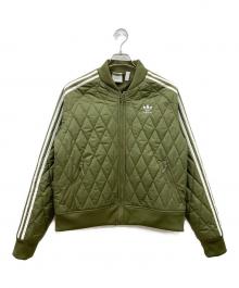 adidas（アディダス）の古着「adidas　キルティングジャケット」｜グリーン