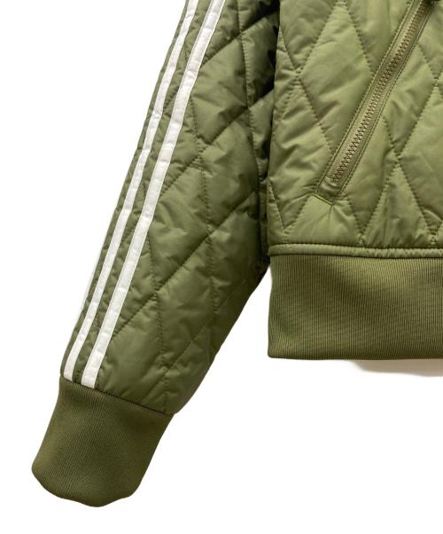 adidas（アディダス）adidas (アディダス) adidas　キルティングジャケット グリーン サイズ:Sの古着・服飾アイテム