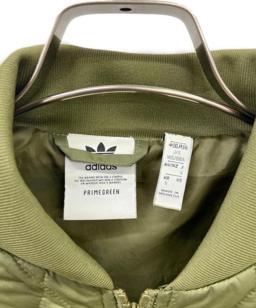 adidas（アディダス）adidas (アディダス) adidas　キルティングジャケット グリーン サイズ:Sの古着・服飾アイテム