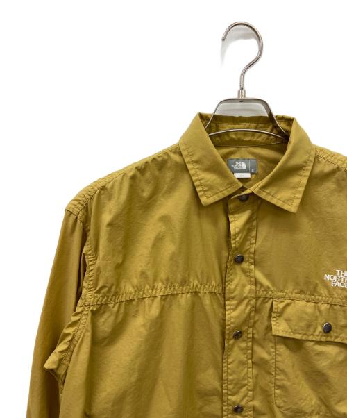 THE NORTH FACE（ザ ノース フェイス）THE NORTH FACE (ザ ノース フェイス) 長袖シャツ ブラウン サイズ:Sの古着・服飾アイテム