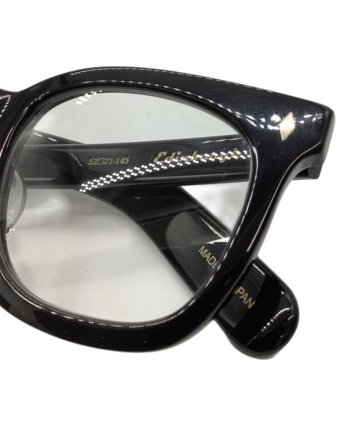 purple&grey（パープルアンドグレー）purple&grey (パープルアンドグレー) purple&grey　伊達眼鏡 ブラックの古着・服飾アイテム