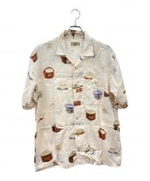 PAPAS（パパス）の古着「アロハシャツ」｜ピンク