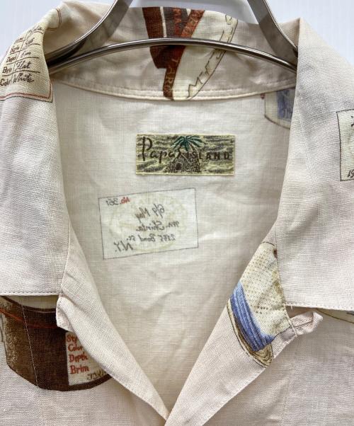 PAPAS（パパス）PAPAS (パパス) アロハシャツ ピンク サイズ:50の古着・服飾アイテム