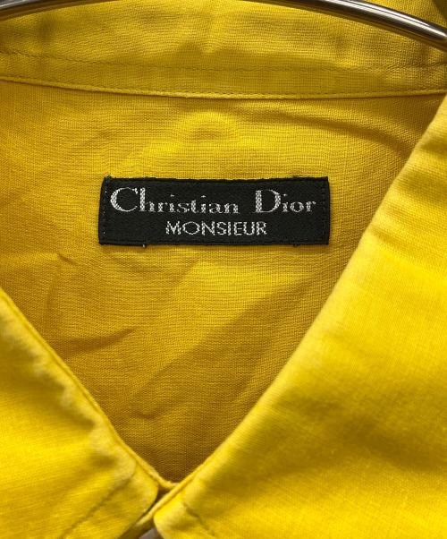Christian Dior（クリスチャン ディオール）Christian Dior (クリスチャン ディオール) 半袖シャツ イエロー サイズ:Lの古着・服飾アイテム
