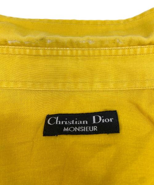 Christian Dior（クリスチャン ディオール）Christian Dior (クリスチャン ディオール) 半袖シャツ イエロー サイズ:Lの古着・服飾アイテム