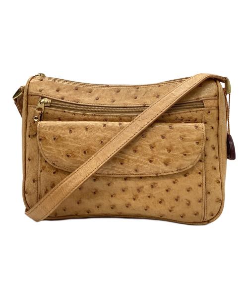 JRA（ジェーアールエー）JRA (ジェーアールエー) JRA　オーストリッチ　ショルダーバッグ イエローの古着・服飾アイテム