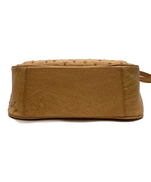 JRA（ジェーアールエー）JRA (ジェーアールエー) JRA　オーストリッチ　ショルダーバッグ イエローの古着・服飾アイテム