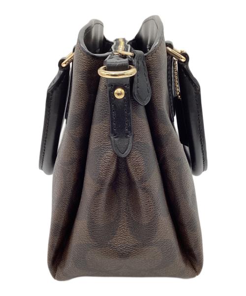 COACH（コーチ）COACH (コーチ) COACH　シグネチャー　2WAYバッグ ブラウンの古着・服飾アイテム